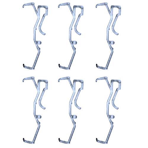12-Pack Clear Valance Clips For 2.5" Single Slat Blinds - Faux Wood & Mini Blinds