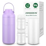 Compact Breast Milk Cooler Bottle, 12oz Portable...