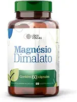 Magnésio Dimalato 1000mg (1g) - 60 Cápsulas - Suplemento Mineral para Energia, Redução de Fadiga Muscular e Bem-Estar - Alta Biodisponibilidade e Absorção - Auxilia no Metabolismo Energético