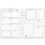 Kompatibel mit Mappen der Hersteller: Filofax (A5), Filofax Clipbook (A5), elfenklang (A5), Kikki-K (Large), Succes (Executive), Webster`s Pages (A5), Van der Spek (Manager), Gillio (A5), Dokibook (Large), Rido Ide`(Timing 1), TimeSystem (A5), Simple Stories, Carpe Diem (A5), bsb Obpacher (Manager), Bind (A5), FoxyFix (A5), Aura Estelle (A5)