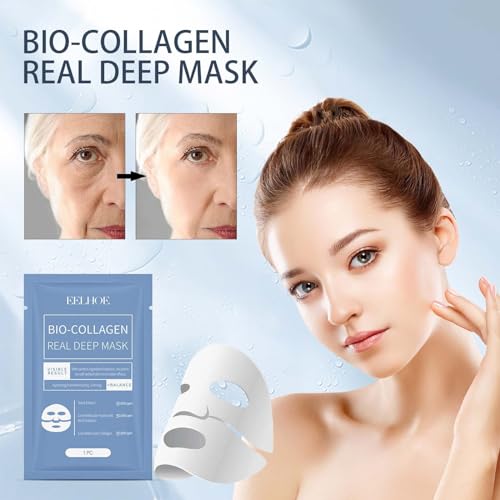 Biodance Collagen Mask,Collagen Face Masks Bio-collagen Deep Hydrating Mask,Bio Collagen Real Deep Face Mask For Improving Firming,Moistur,Elasticity,Wrinkle(4Pcs) - Image 3