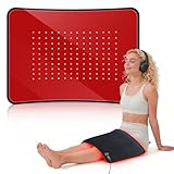 Xefinic Full Body Red Light Therapy Mat with 140 LEDs, 3-in-1 660nm & 850nm TPU Infrared Light Blanket, 18.5' x 14' Foldable Therapy Pad with Timer Controller Pulse Modes for Home Use 24W