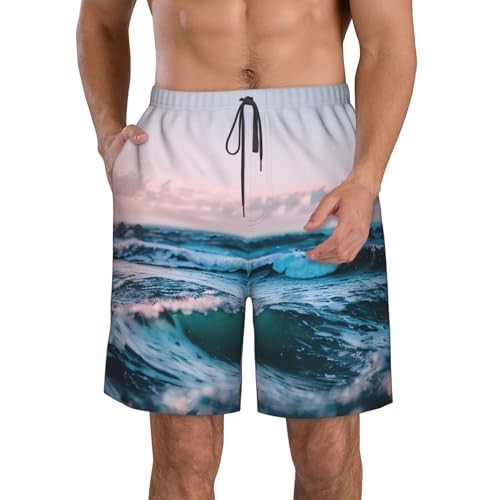 Short de natation vagues océaniques pour vos vacances d'été et séances de piscine