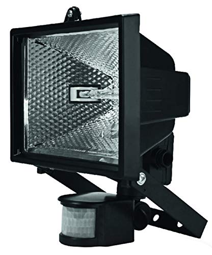 Kingavon Spot extérieur halogène 500 W avec détecteur de mouvement PIR
