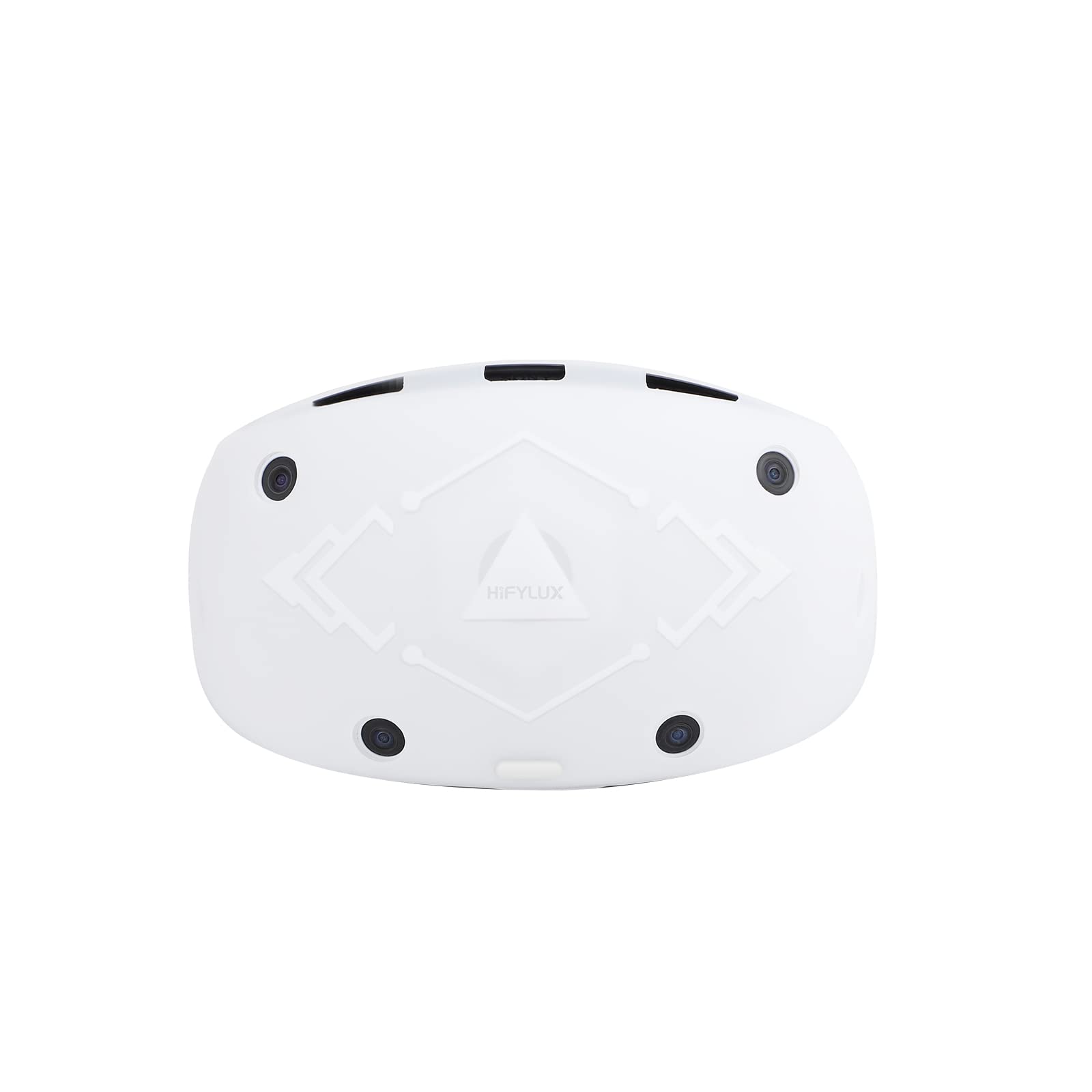 Étui de Protection en Silicone pour PlayStation VR2 Protecteur Couvercle Housse pour Appareils VR Anti-poussière Anti-Rayures Accessoires (Blanc)
