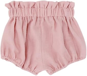 Infant Baby Girls Muslin Cotton Bloomer Shorts Newborn Toddler Kids Loose Bottom Harem Shorts Pumpkin Pants