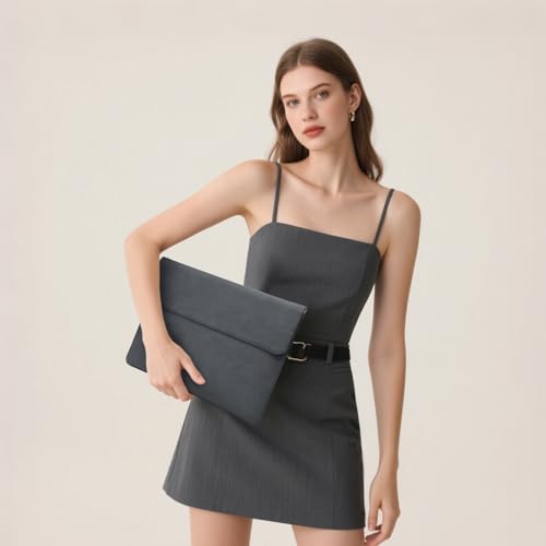 HYZUO 15 Inch Laptop Sleeve Case with Stand for MacBook Air 15 M4 A3241 M3 A3114 M2 A2941 2025-2023, 15" Surface Laptop 7/6/5/4, MacBook Pro 15 A1990 A1707 2019-2016, with Pouch, Graphite - Image 6