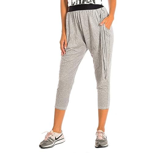 Zumba Z1B00318 Pantaloni Sportivi da Pirata Harem da Donna