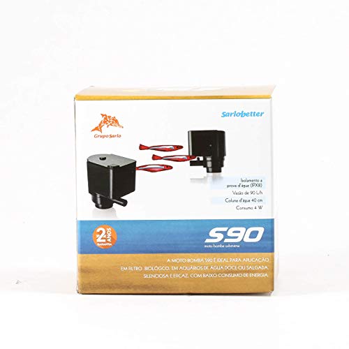 Bomba Submersa para Aquário Sarlo Better S90 90 L e H 110V Sarlo Better Para Peixes