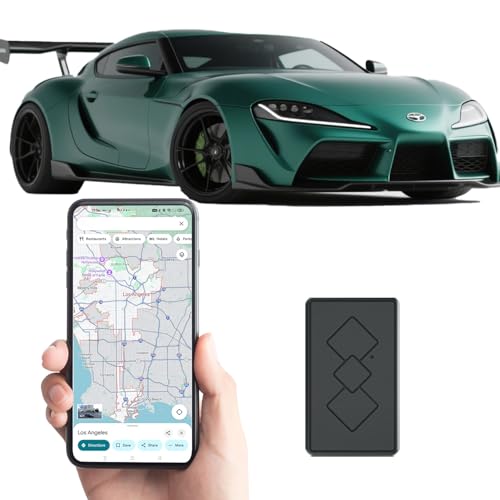 GPS Tracker for Vehicles Cars SIM Card Included Strong Magnetic Instant Updates Geo-Fence Real Time Car Tracker Device Hidden Vehicle Tracking Device No Subscription Required