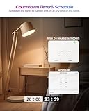 LUTW GU10 Smart Bulb, RGBCW Colour Changing Alexa Light Bulbs GU10, 2.4GHz WiFi＆Bluetooth LED Bulbs Dimmable, Compatible with Alexa and Google Home, 5W=40W, 2Pack - Image 7