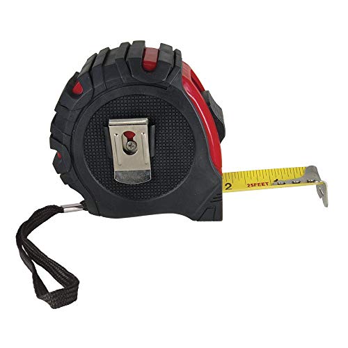 Cinta métrica para zurdos 25 pies con protector de goma miniatura 2