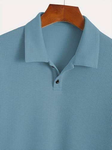 Image of TAGDO Men's Premium Waffle Knit Regular fit T-Shirt || Mens Tshirt (2018)