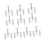 Cabilock 10 pièces Lot de Pinces de Contrôle de Débit pour Tubes de Laboratoire avec Vi...