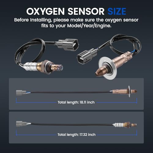 Sensor de oxígeno SYKRSS para Subaru 2PCS miniatura 3