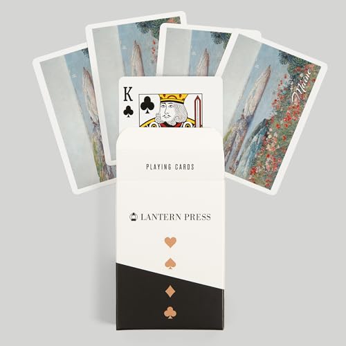Cartas de Póker Lantern Press Maine Poppies 52 piezas miniatura 6