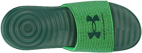 Under Armour Men's Ansa Graphic Fixed Strap Slide Sandal, (308) Green Screen/Greenwood/Greenwood, 10 | Image 4