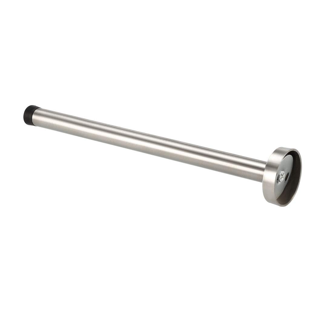 Butée De Porte En Acier Inoxydable Avec Pare-choc Caoutchouc - Hauteur 250 Mm - Marque Uxcell - Neuf Sous Emballage