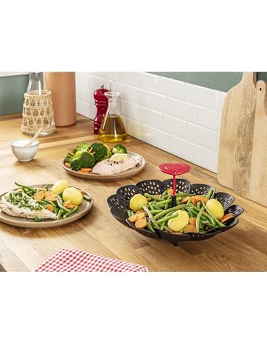 Tefal Ingenio K20716 Cooking Insert | Gentle Steaming of Vegetables | Large Capacity | Plastic | Black, 26 x 15.2 x 9.3 cm - Image 5