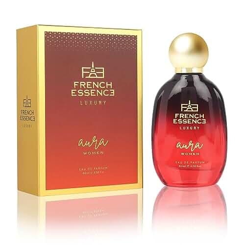 FRENCH ESSENCE Luxury Aura Perfume For Women 60 ml | Long Lasting Body Spray Fresh Fragrance Scent Eau De Parfum deal from amazon