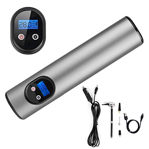YIQIFEI Air compressor portable mini air pump 150psi 12v electric compressor car tire pump with digital lcd indicator light Car Tire Inflatable Pump, Auto Air Compressor for Cars Wheel Tires Electric