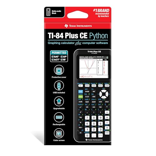 Texas Instruments TI-84 Plus CE Color Graphing Calculator, Black - Image 6