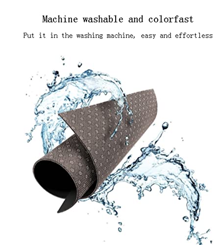 Dancer Badematten 3tlg Sockel Mat Set,Toilettenmatte Set rutschfeste Wellenlinien Badematte U-förmiger Konturteppich WC… – Bild 8