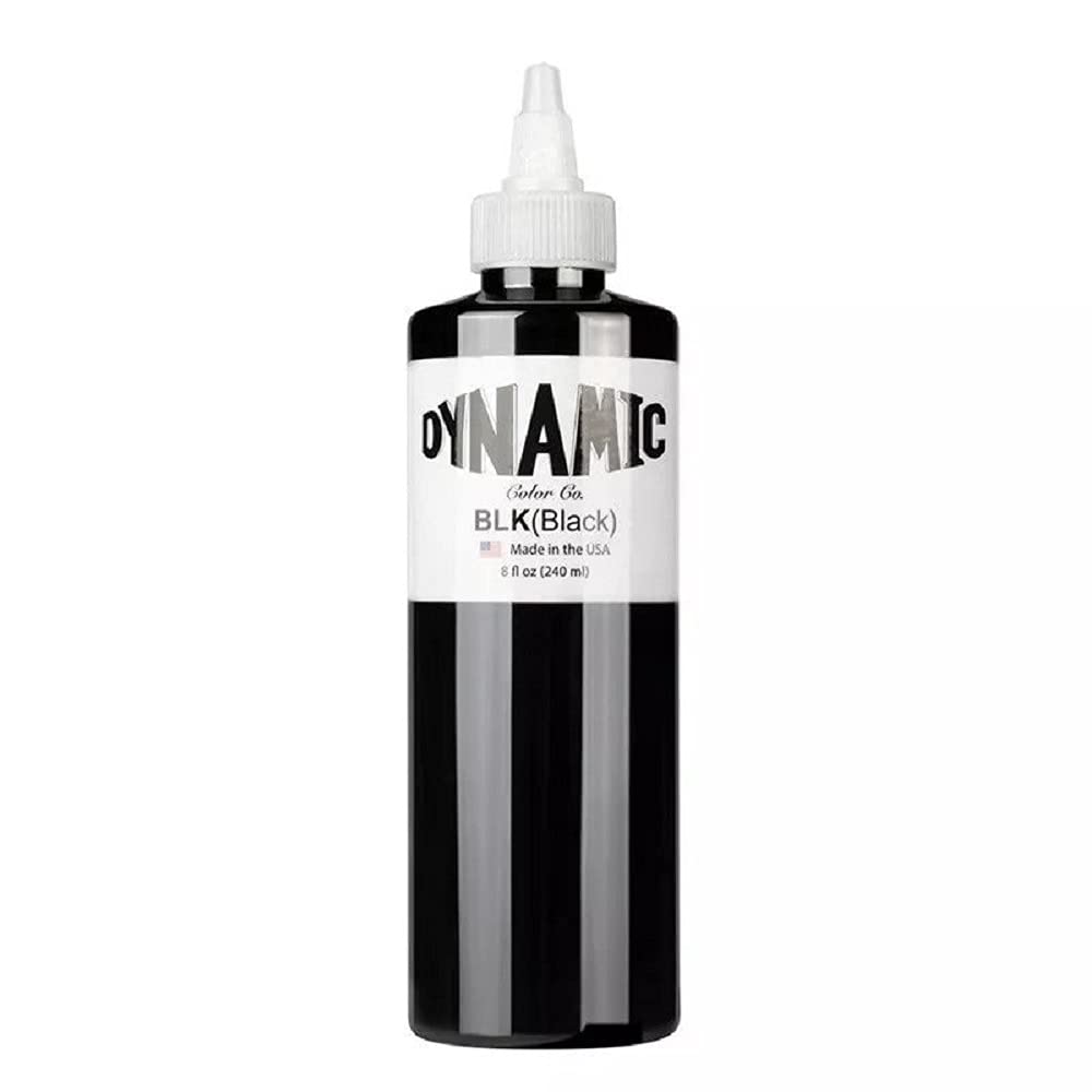 Famry Tinta de tatuaje negro - Botella de 2.4E+2 ml (8 oz) Pigment-based