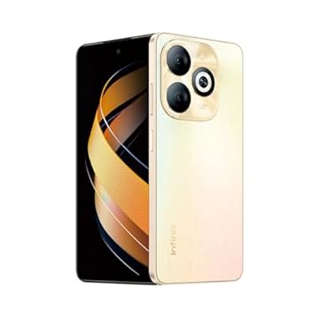 Smartphone INFINIX SMART 8 Pro, 256GB, 4GB RAM, 5000mAh, Câmera Dupla 50MP Ring Flashlight e Selfie 8MP, Tela Magic Ring 6.6" 90Hz, 5000mAh, Dourado