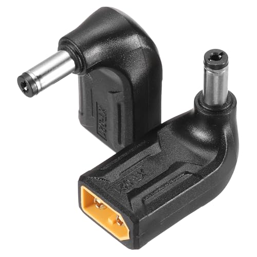 Adaptadores XT60 macho a DC 5.5 x 2.1 mm inalámbricos para fuente de alimentación MECCANIXITY