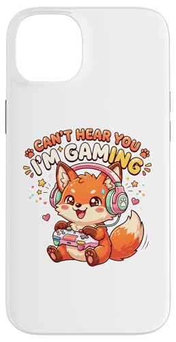 Red Foxs Gaming Can't Hear You I'm Gaming Fox �X�}�z�P�[�X iPhone 14 Plus �p