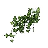 Tbest T Box G Vine LacaシミュレーションRattan Laca ClerシミュレーションG Vine G Reptile Decoration、爬虫類シミュレーション植物植物Raca False Reast Boxnff ‑ 82ゴールドスレッドリーフ (#8)