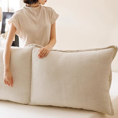 Gleedipre Almohada Cabecero Cama de Pana