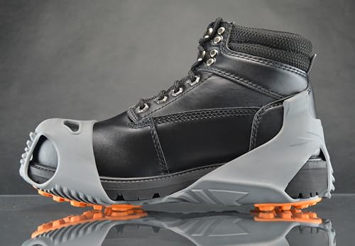 Low-Pro Ice Cleat, Heavy-Duty Industrial Grade Traction Aid for Walking on Snow and Ice (1 Pair)3