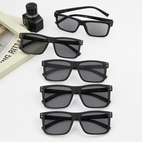 Image of Eyekepper 0.25 Reading Sunglasses Men, Full Tinted Lens Readers for Women