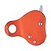 Climbing Rope Grab, Rope Grab Ascender Riser Adjuster, Aluminum Alloy Climbing Fall Protection Belay Device Self-Locking 8-13MM Rope Grip Clamp for Rock Climbing Mountaineering Rescue(Oragne)