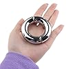 Générique Anneau d'exercice lesté en métal et en Acier Inoxydable pour Hommes, Anneau en métal pour Hommes Pendant-A360 (45mm) #4