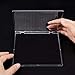 PH PandaHall Acrylic Stamp Block 5.9x6.1 Perfect Positioning Stamping Clear Stamps Scrapbook Craft Stamping Tool with Grid Lines for Card Making Scrapbooking Journaling and Other Paper Crafts