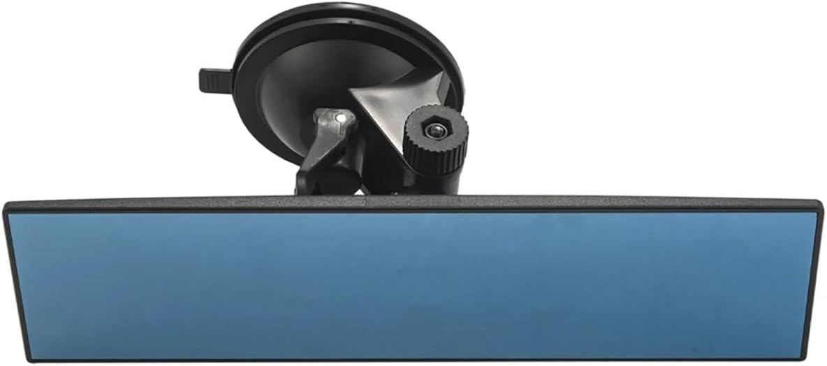 Rear View Mirror Car Rear View Mirror Anti-Glare Universal Car Truck Interior Rearview Mirror With Suction Cup Blue Mirror Reduce Blind Car Rearview Mirror