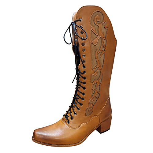 Bottines tendance pour femme à talon carré et semelle profilée robuste