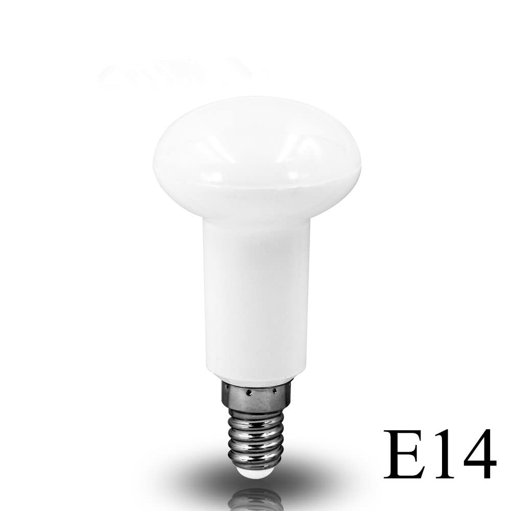 fengyan Casa bombillas 20 unids/lote R38 E14 R50 E27R63 6 W/9 W/12 W plástico + aluminio blanco cálido luz AC220V-240V bombilla Led Familiar Lámpara ( Color : 6500k cool white , Talla : E14 9w )