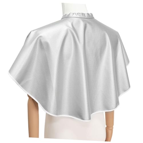 Healeved Salon Hair Dye Cape 2pcs Blanco Impermeable Plástico Delantal para Tinte de Cabello Barbero Estilista Tratamientos de Salón miniatura 6