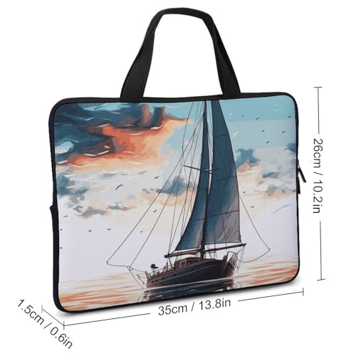 Sac de protection portable 13" bleu antichoc et anti-rayures