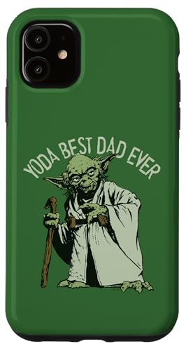 Coque iPhone 11 Star Wars Yoda antichoc et flexible pour protéger le téléphone de papa