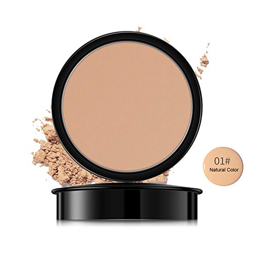 Allbesta Base de poudre de maquillage pressée mineral Foundation Palette durable éclaircir la peau Blanchiment Contour