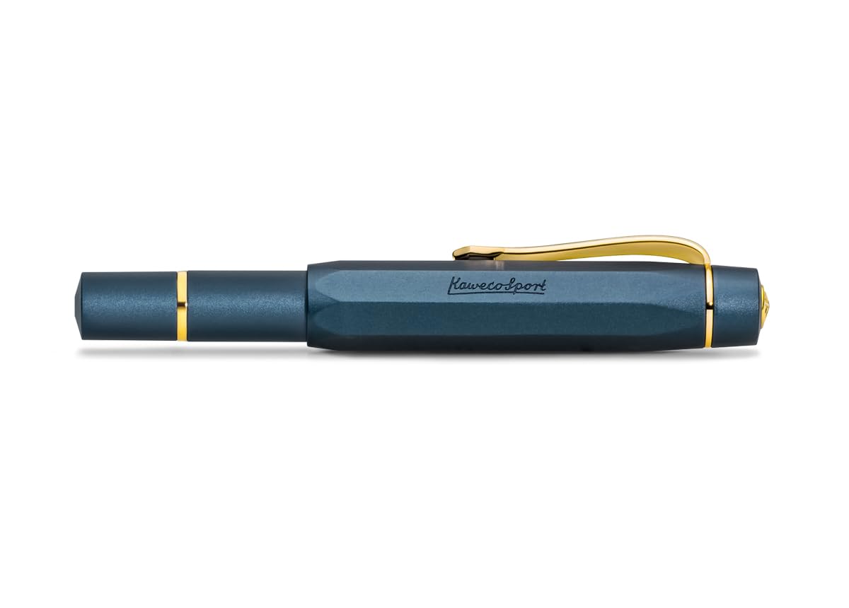 Amazon.co.jp: Kaweco ピストンスポーツ AL ネイビー/ゴールド