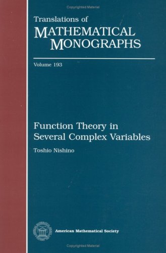 Amazon | Function Theory in Several Complex Variables (Translations of ...
