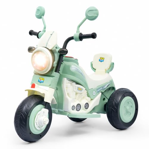 Image of PRO KIDS S500 Rechargeable Electric Kids Bike with Bluetooth, USB, AUX, Music & LED | Ride-On Bike for Boys & Girls (1.5-4 Years) | 6V Battery Powered | Foot Accelerator