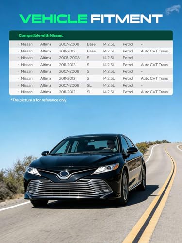 Cárter de aceite de transmisión para Nissan Altima 2.5L 2007-2013 con tapón de drenaje 3