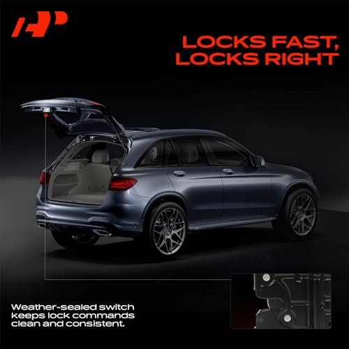 Image of A-Premium Rear Upper Tailgate Trunk Lock Actuator Compatible with BMW X5 2000-2003, Rear Tailgate Lock Latch Actuator Without Release Cable